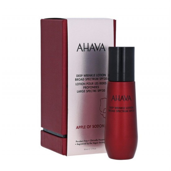 Ahava Apple of Sodom Λοσιόν Προσώπου Ημέρας με SPF30 για Αντιγήρανση 50ml