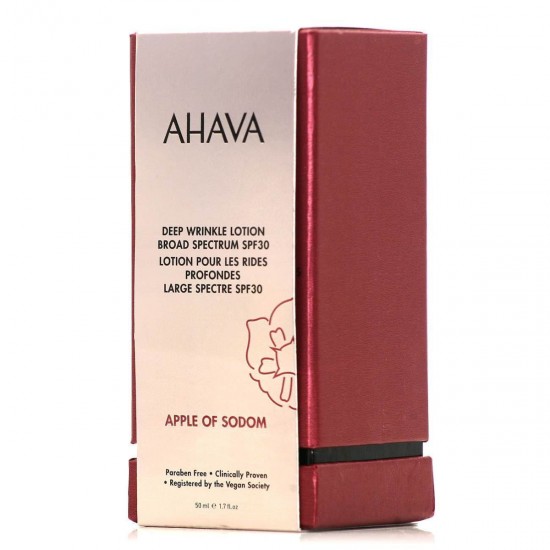 Ahava Apple of Sodom Λοσιόν Προσώπου Ημέρας με SPF30 για Αντιγήρανση 50ml