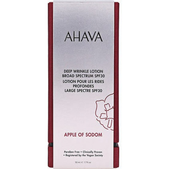 Ahava Apple of Sodom Λοσιόν Προσώπου Ημέρας με SPF30 για Αντιγήρανση 50ml