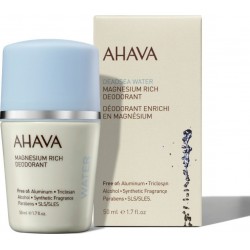 Ahava Deadsea Water Magnesium Rich Αποσμητικό σε Roll-On Χωρίς Αλουμίνιο 50ml