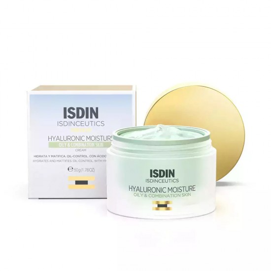 Isdin Isdinceutics Ενυδατική Κρέμα Προσώπου με Υαλουρονικό Οξύ 50gr