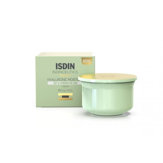 Isdin Isdinceutics Prevent Refill Ενυδατική Κρέμα Προσώπου για Λιπαρές/Μικτές Επιδερμίδες με Υαλουρονικό Οξύ 50gr
