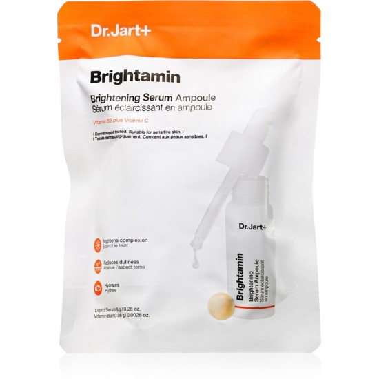 Dr. Jart+ Brightamin Ampoule Ενυδατικό Serum Ματιών με Βιταμίνη C & Νιασιναμίδη για Λάμψη & Αναζωογόνηση 8ml Dr. Jart+ Brightamin Ampoule Ενυδατικό Serum Ματιών με Βιταμίνη C & Νιασιναμίδη για Λάμψη & Αναζωογόνηση 8ml