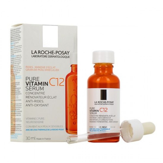 La Roche Posay Pure Vitamin C12 Αντιγηραντικό Serum Προσώπου με Βιταμίνη C & Σαλικυλικό Οξύ για Αποτοξίνωση & Λάμψη 30ml