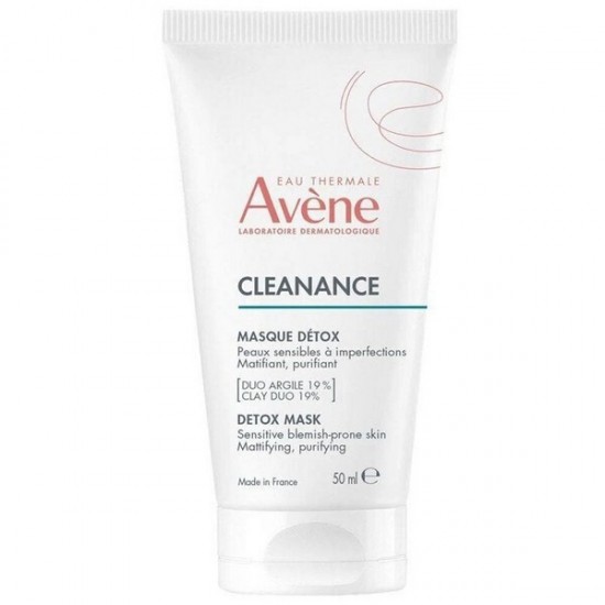 Avène Eau Thermale Cleanance Detox Μάσκα Ομορφιάς Προσώπου με Άργιλο 50ml