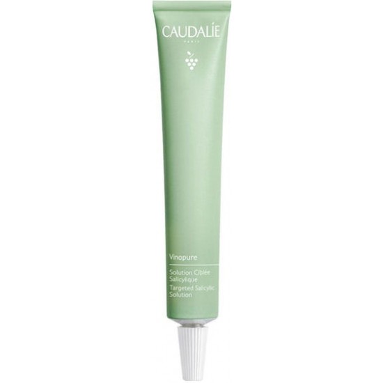 Caudalie Vinopure Stop Boutons Salicylic Spot Solution Ενυδατική Κρέμα Προσώπου Ημέρας Κατά της Ακμής & Ερυθρότητας 15ml