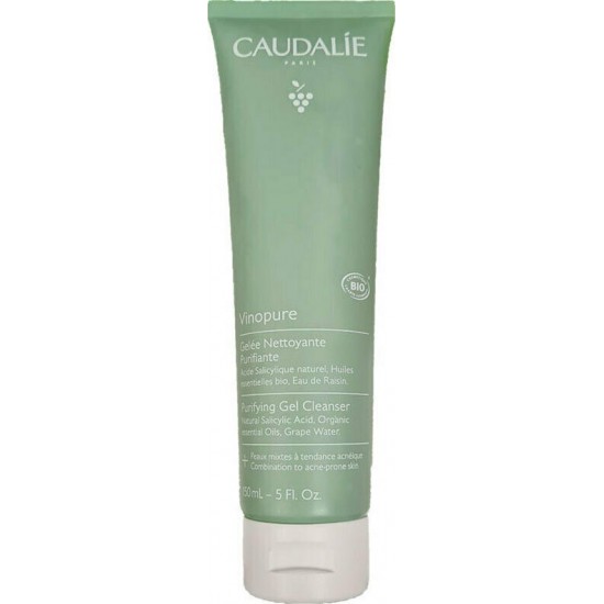 Caudalie Vinopure Gel Καθαρισμού Προσώπου για Ακνεϊκές Επιδερμίδες 150ml
