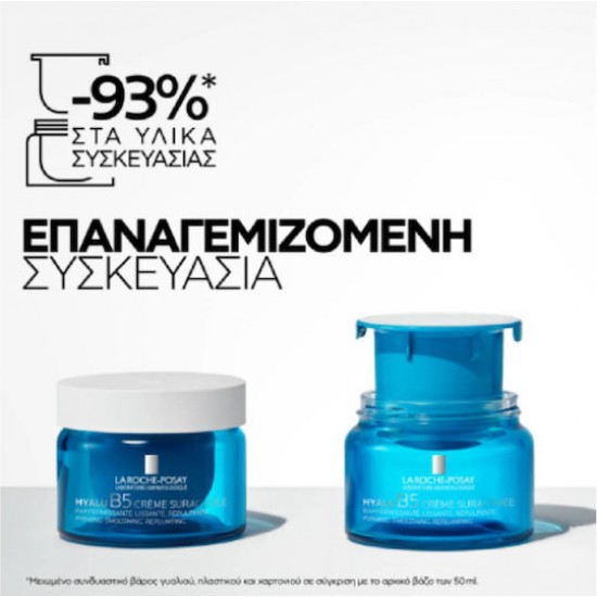 La Roche Posay Hyalu B5 Refill 72h Ενυδατική και Αντιγηραντική Κρέμα Προσώπου κατά των Ατελειών με Υαλουρονικό Οξύ 50ml