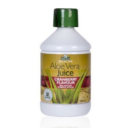 ALOE PURA  Optima Naturals Aloe Vera Juice with Cranberry 500ml 