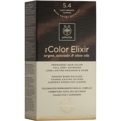 APIVITA - My Color Elixir Argan, Avocado & Olive Oils - 5.4 Light Brown Copper