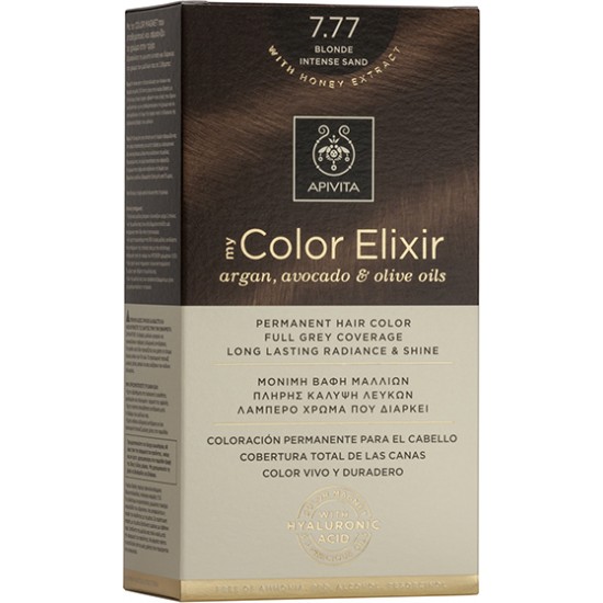 APIVITA - My Color Elixir Argan, Avocado & Olive Oils - 7.77 Ξανθό Έντονο Μπεζ APIVITA - My Color Elixir Argan, Avocado & Olive Oils - 7.77 Ξανθό Έντονο Μπεζ