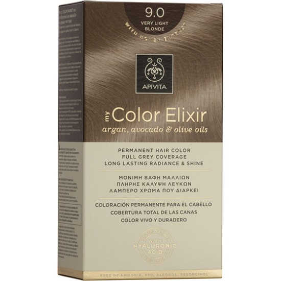 APIVITA - My Color Elixir Argan, Avocado & Olive Oils - 9.0 Ξανθό Πολύ Ανοιχτό APIVITA - My Color Elixir Argan, Avocado & Olive Oils - 9.0 Ξανθό Πολύ Ανοιχτό