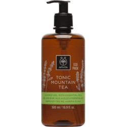 APIVITA - TONIC MOUNTAIN TEA Eco Pack Shower Gel Τονωτικό αφρόλουτρο με ελληνικό τσάι βουνού 500ml