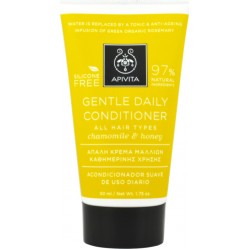 APIVITA - Holistic Hair Care MINI Gentle Daily Conditioner για Όλους τους Τύπους Μαλλιών με Χαμομήλι & Μέλι 50ml
