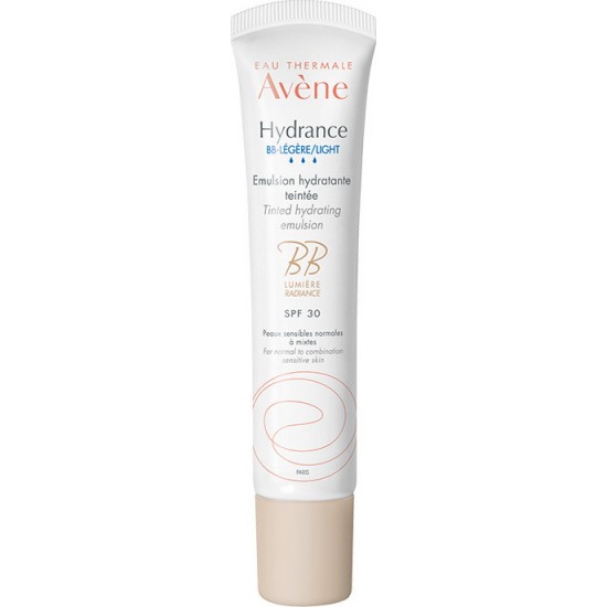 AVENE - HYDRANCE BB Light Tinted Hydrating Cream SPF30 Ενυδατική κρέμα προσώπου Ελαφριάς υφής Με χρώμα 40ml