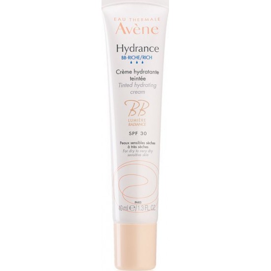 AVENE - HYDRANCE BB Rich Tinted Hydrating Cream SPF30 Ενυδατική κρέμα προσώπου Πλούσιας υφής Με χρώμα 40ml AVENE - HYDRANCE BB Rich Tinted Hydrating Cream SPF30 Ενυδατική κρέμα προσώπου Πλούσιας υφής Με χρώμα 40ml