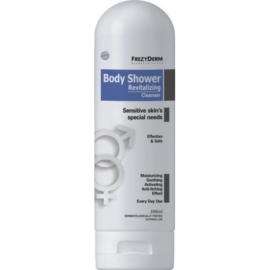 FREZYDERM REVITALIZING Body Shower Cleanser Ήπιο Καθαριστικό Σώματος 200ml