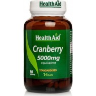 HEALTH AID - Cranberry Extract 5000mg 60 ταμπλέτες