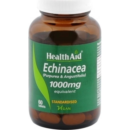 HEALTH AID - Echinacea 1000mg 60 vetabs