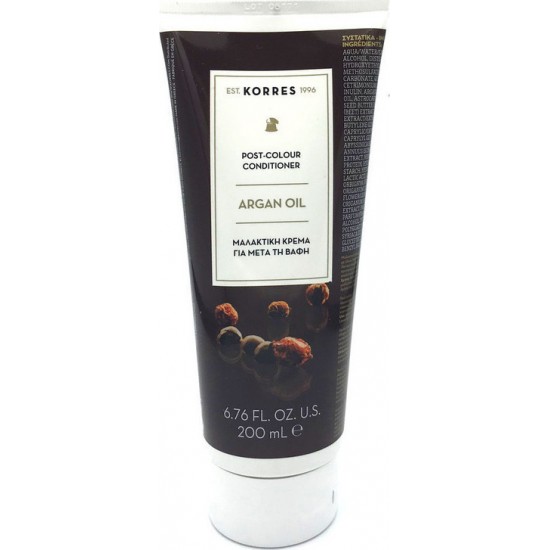 KORRES - Argan Oil Post Colour Conditioner Μαλακτική Κρέμα για μετά τη Βαφή 200ml KORRES - Argan Oil Post Colour Conditioner Μαλακτική Κρέμα για μετά τη Βαφή 200ml