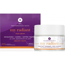 Mediterranean Youth - My Radiant Face Cream Healthy Youth Ενυδατική-Αντιγηραντική Κρέμα ολοκληρωμένης φροντίδας για τις πρώτες ρυτίδες 50ml