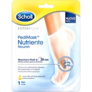 Dr.Scholl -  PediMask Nutriente Nourish Ενυδατική Μάσκα Ποδιού με Λάδι Macadamia 2τμχ.