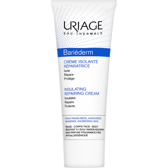 URIAGE Bariederm Reconstructive Barrier Cream Waterproof Επανορθωτική κρέμα για ερεθισμένο δέρμα 75ml