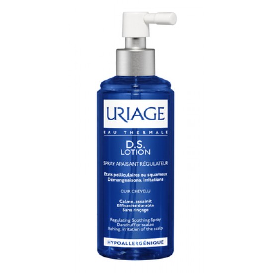 URIAGE D.S Lotion Spray Regulating Repairing Καταπραυντικό Σπρέι Εξισορρόπησης πιτυρίδας 100ml