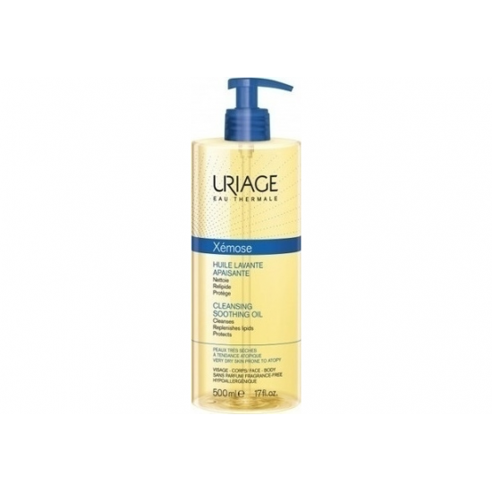 URIAGE Xemose Cleansing Soothing Oil έλαιο καθαρισμού για ξηρό και ατοπικό δέρμα 500ml URIAGE Xemose Cleansing Soothing Oil έλαιο καθαρισμού για ξηρό και ατοπικό δέρμα 500ml