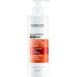 VICHY DERCOS Kera Solutions Resurfacing Shampoo Σαμπουάν Για Ξηρά Ταλαιπωρημένα Μαλλιά 250ml