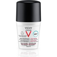 VICHY DÉODORANT Homme Anti-Perspirant 48h Sensitive Skin Αποσμητικό κατά της εφίδρωσης για ευαίσθητες επιδερμίδες Roll-On 50ml