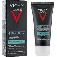 VICHY HOMME HYDRA Cool+ Ενυδατικό Τζελ για Πρόσωπο και Μάτια για άνδρες με Υαλουρονικό Οξύ 50ml