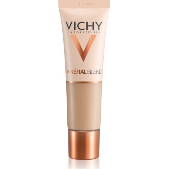 VICHY MINERAL Blend Make Up Fluid Ενυδατικό Fond de Teint 16H για Επιδερμίδα Γεμάτη Φρεσκάδα 30ml - 11 Granite