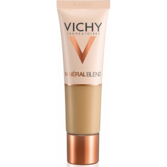 VICHY MINERAL Blend Make Up Fluid Ενυδατικό Fond de Teint 16H για Επιδερμίδα Γεμάτη Φρεσκάδα 30ml - 12 Sienna VICHY MINERAL Blend Make Up Fluid Ενυδατικό Fond de Teint 16H για Επιδερμίδα Γεμάτη Φρεσκάδα 30ml - 12 Sienna