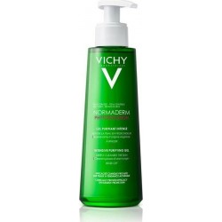 VICHY NORMADERM Phytosolution Double-Correction Intensive Purifying Gel Καθαρισμού Προσώπου για Λιπαρές επιδερμίδες με Τάση Ακμής 400ml