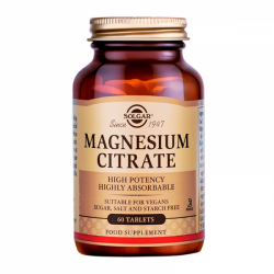 Solgar - Magnesium Citrate 200mg - 60 tablets