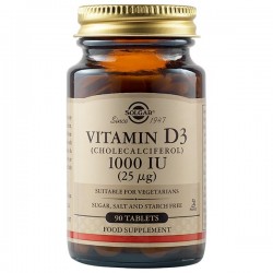 Solgar - Vitamin D3 1000 IU - 90 tablets