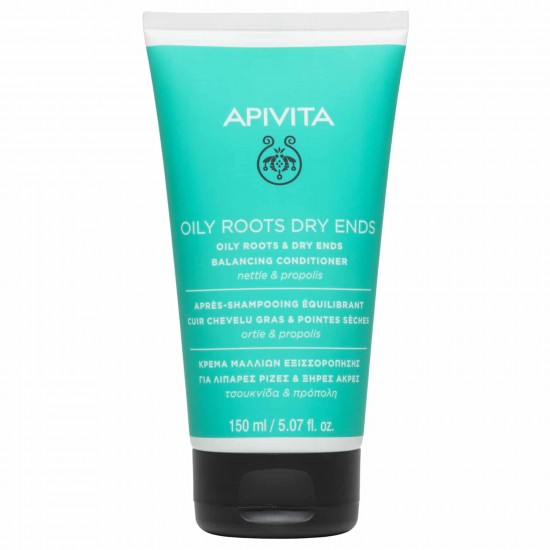 Apivita Balancing Conditioner για Λιπαρές Ρίζες & Ξηρές Άκρες με Τσουκνίδα & Πρόπολη 150ml Apivita Balancing Conditioner για Λιπαρές Ρίζες & Ξηρές Άκρες με Τσουκνίδα & Πρόπολη 150ml