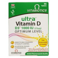 Vitabiotics - ULTRA D-3 1000IU 96Tabs
