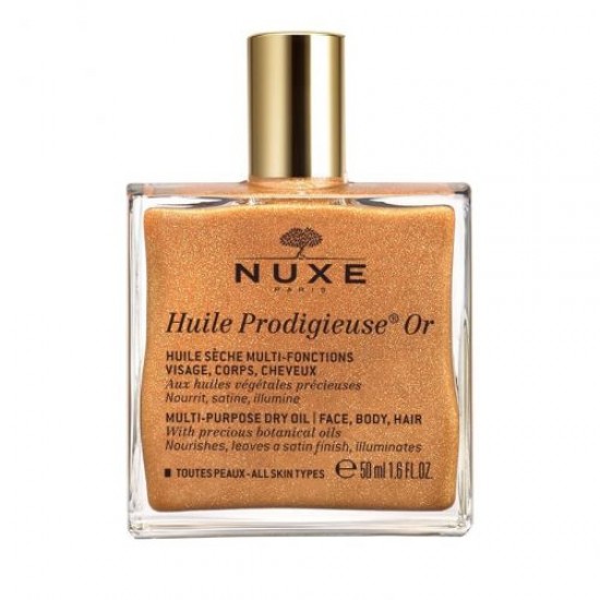 NUXE - Huile Prodigieuse OR® Ξηρό λάδι για πρόσωπο-σώμα-μαλλιά 50ml