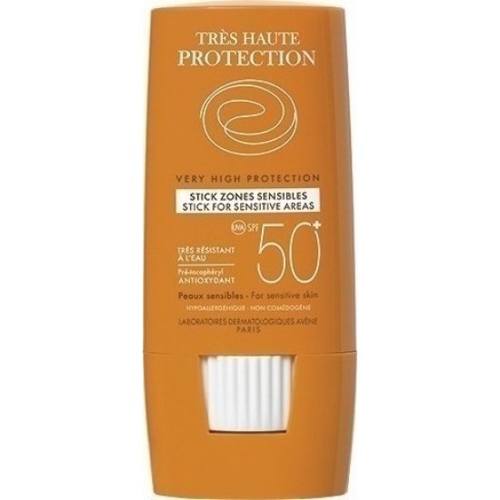 Avene Sun Stick SPF50+ Sensible 8gr - Αντηλιακό Στικ Για Ευαίσθητες Ζώνες
