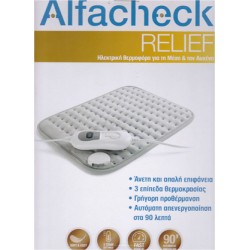 ALFACHECK Relief Ηλεκτρική Θερμοφόρα για τη Μέση & τον Αυχένα,  1τμχ