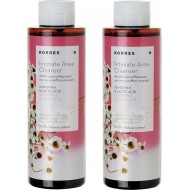 Korres Chamomile & Lactic Acid Intimate Area Cleanser 2x250ml