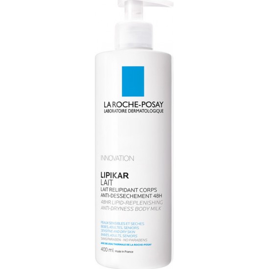 La Roche Posay Lipikar Lait, Ενυδατικό Γαλάκτωμα Σώματος Kατά της Ξηρότητας 400ml