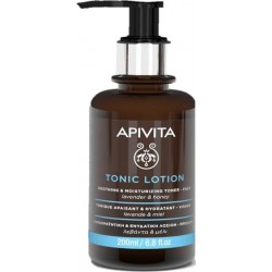 Apivita Tonic Lotion Soothing & Moisturizing Lotion For The Face With Lavender & Honey, 200ml