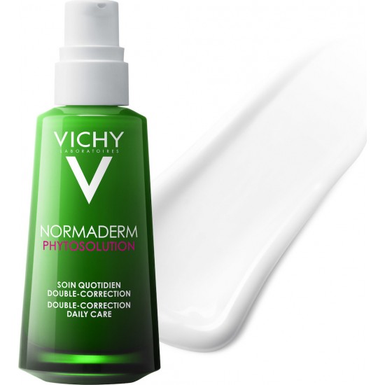 VICHY NORMADERM Phytosolution Double-Correction Daily Care Κρέμα Καθημερινής Φροντίδας Διπλής Διόρθωσης για Λιπαρές επιδερμίδες με Τάση Ακμής 50ml
