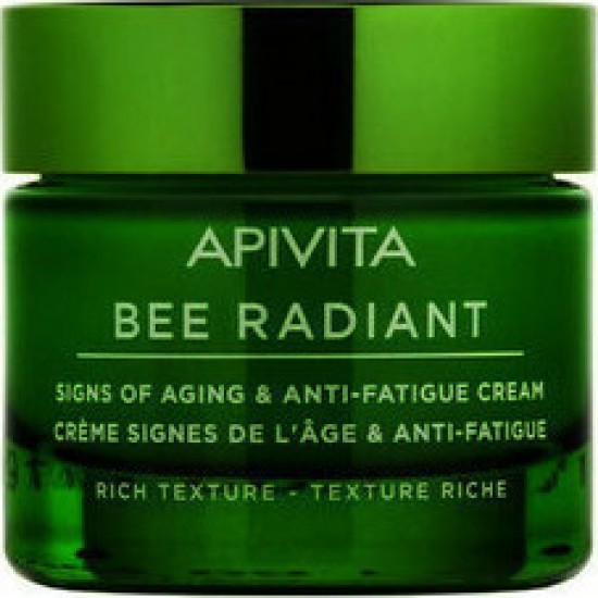 Apivita Apivita Bee Radiant Κρέμα για Σημάδια Γήρανσης & Ξεκούραστη Όψη Πλούσιας Υφής, 50ml