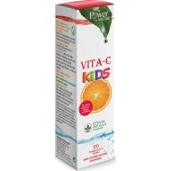 Power Health Vita-C Kids Stevia 20 αναβράζοντα δισκία Ροδάκινο & Φρούτο Του Πάθους