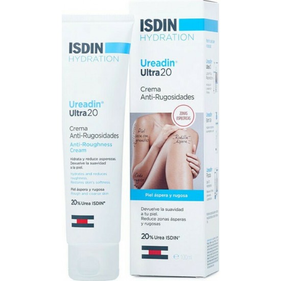 ISDIN Ureadin Ultra 20 Μαλακτική Υπερ Ενυδατική Κρέμα Αποκαθιστά την Απαλότητα σε Ξηρό, Τραχύ & Χοντρό Δέρμα, 100ml