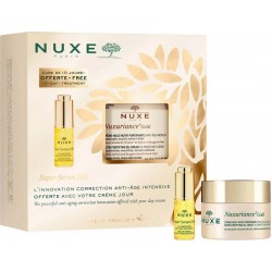 Nuxe Gold Set με Nuxuriance Gold Ultimate Anti-Aging Nutri-Fortifying Oil Cream Αντιγηραντική Κρέμα Ημέρας για Θρέψη & Ενυδάτωση, 50ml & Super Serum Ισχυρό Αντιγηραντικό Serum για Κάθε Τύπο Επιδερμίδας, 5ml
